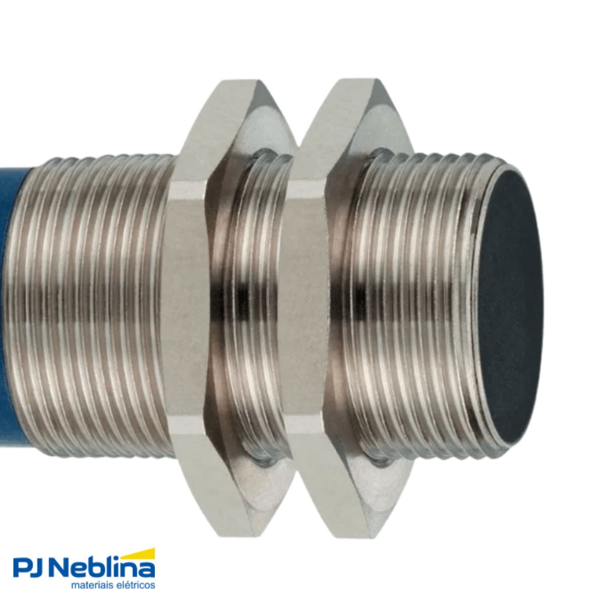 Sensor Indutivo Cilíndrico Roscado Sn=8Mm M18X1,00Mm Metálico 3 Fios 12-48Vcc Conector M12 4 Pinos Pnp 1Na 1 Led - Telemecanique