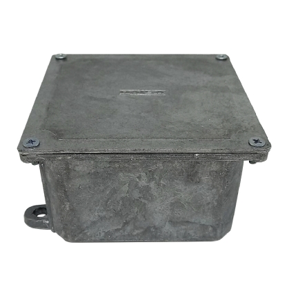 Caixa Passagem Alumínio 100X100X60mm Tampa Reversível Sem Pintura - Daisa