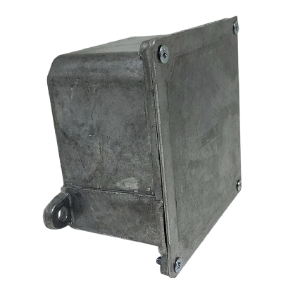 Caixa Passagem Alumínio 100X100X60mm Tampa Reversível Sem Pintura - Daisa