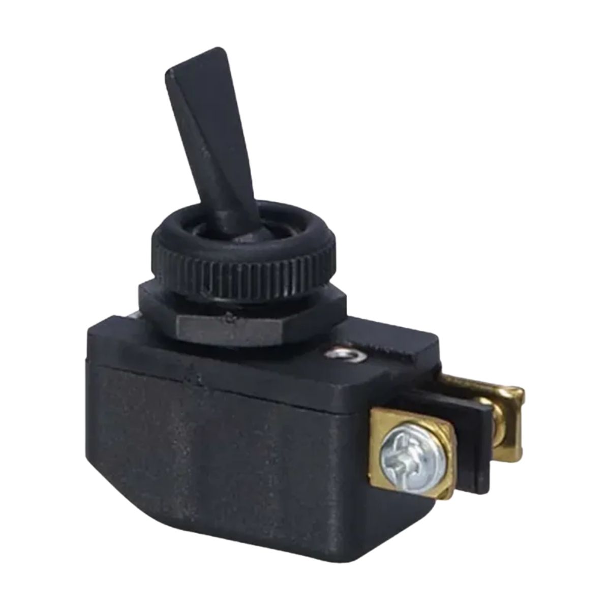 Chave Interruptor Alavanca Poliamida Unipolar Liga/Desliga 6/3A 120/250V Preto Standard Terminal Parafuso - Margirius