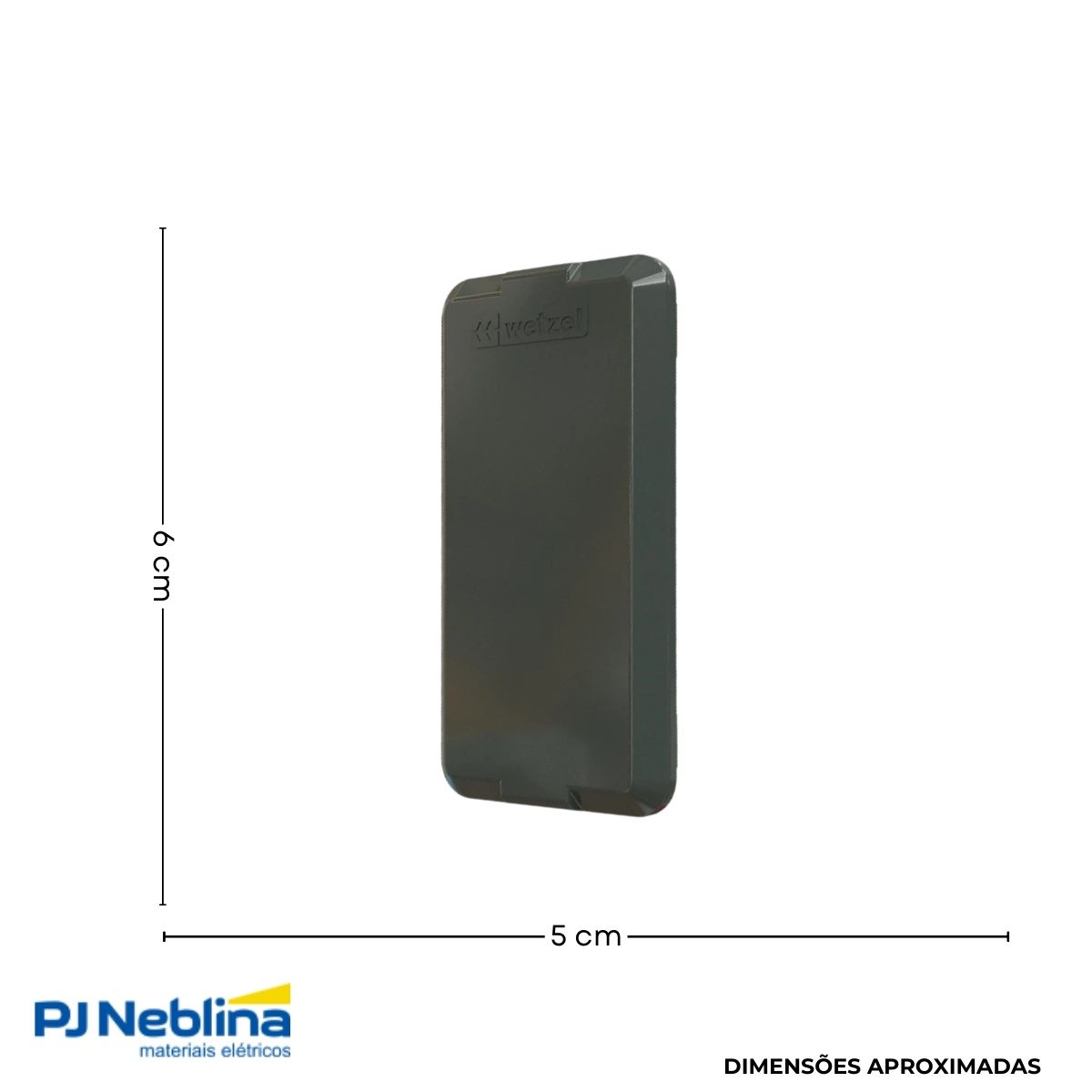 Tampa Condulete Cega Pvc 1/2-3/4 Cinza S/Vedação - Wetzel