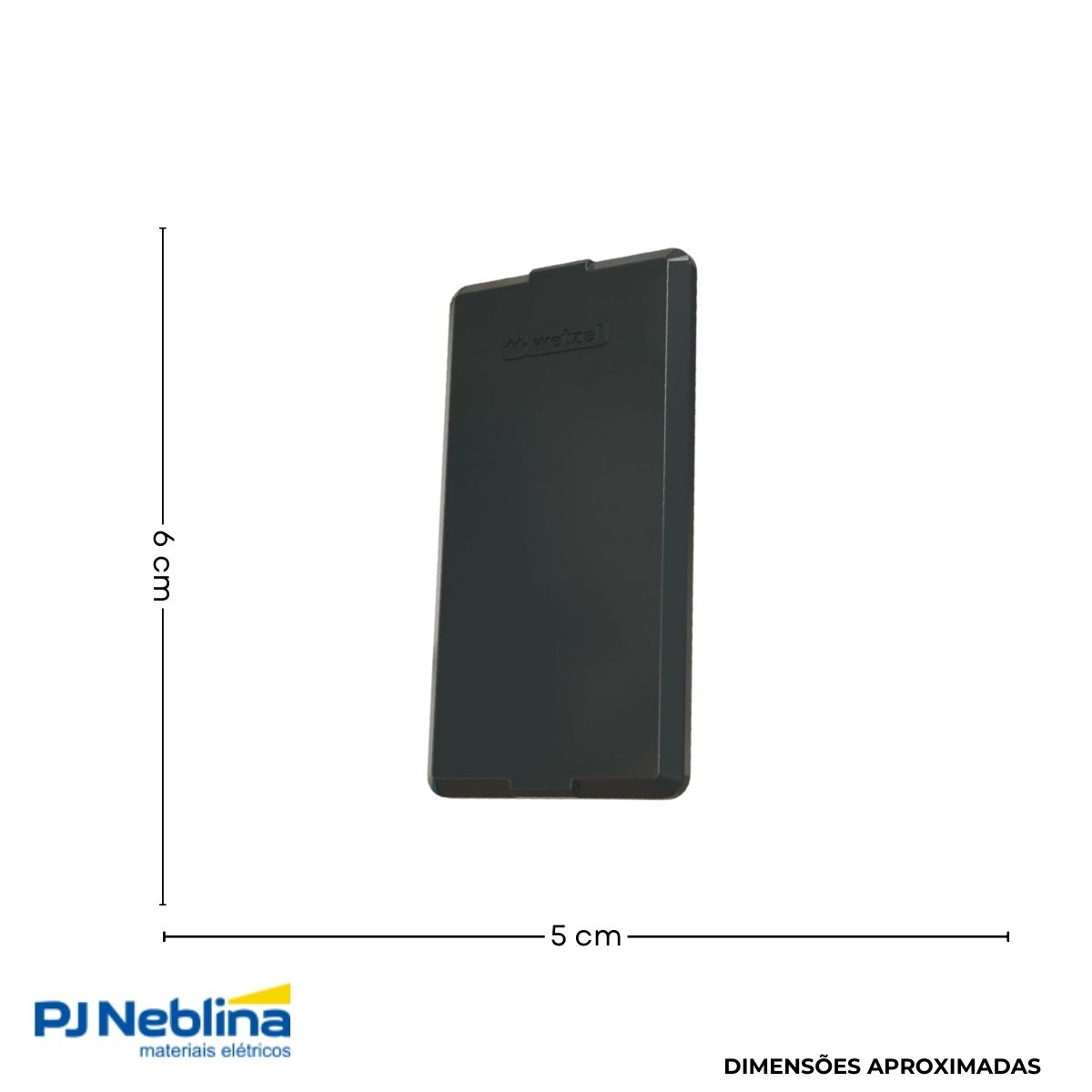 Tampa Condulete Cega Pvc 1Pol Cinza S/Vedação - Wetzel