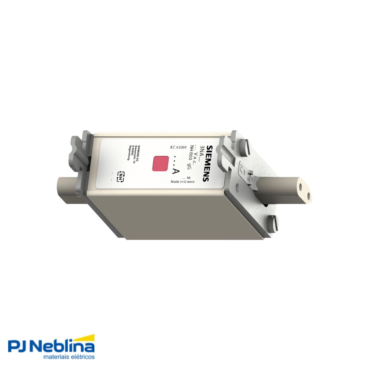 Fusível Nh Hrc Retardado Gg/Gl 50A 500V 120Ka T-000 Indicador Combinado - Siemens