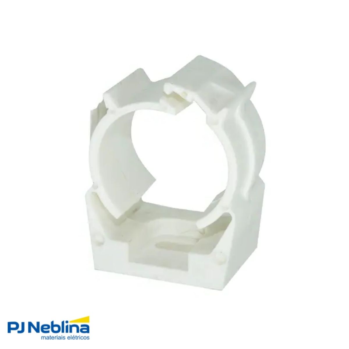 Braçadeira Eletroduto 3/4 Pvc Branco - Wetzel