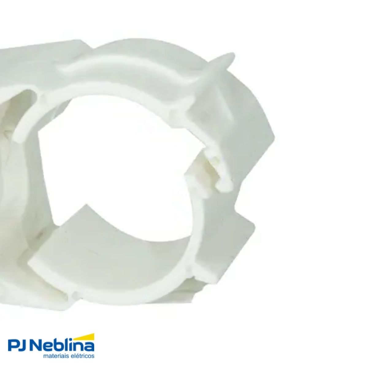 Braçadeira Eletroduto 3/4 Pvc Branco - Wetzel