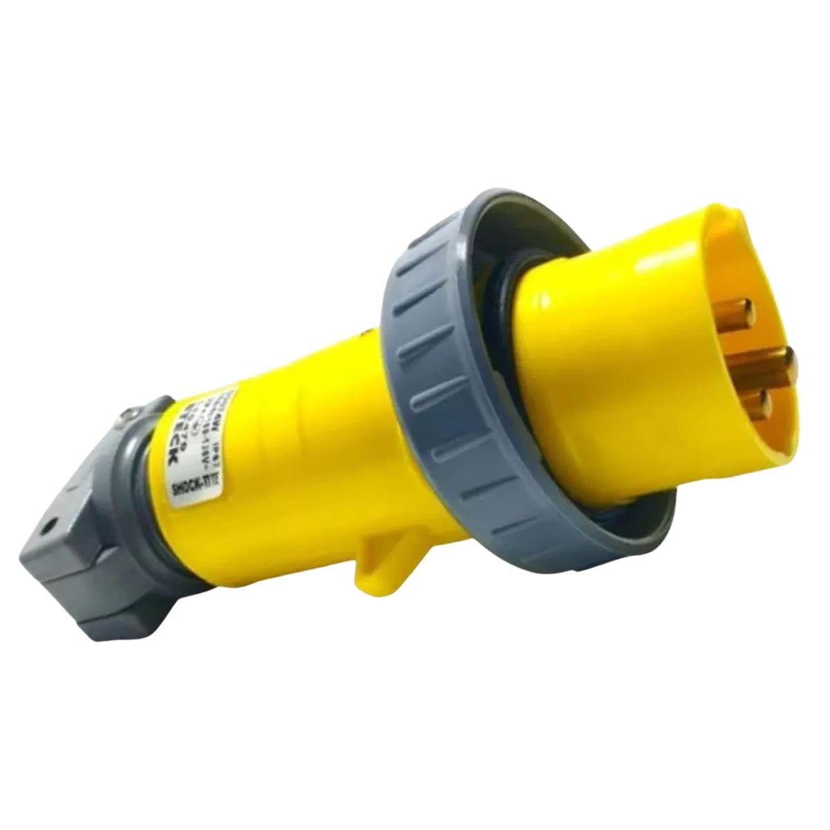 Plug Macho Móvel Prova D'água Poliamida 2P+T 16A 100-130V Am 4H Ip67 - Steck