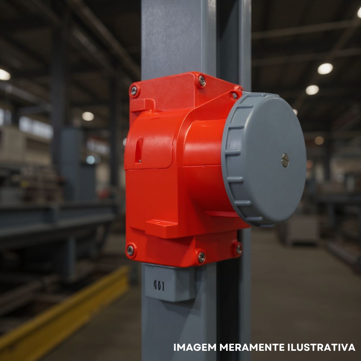 Tomada Industrial Femea Sobrepor 3P+N+T 63A 380/440V Vm 6H Ip67 - Steck