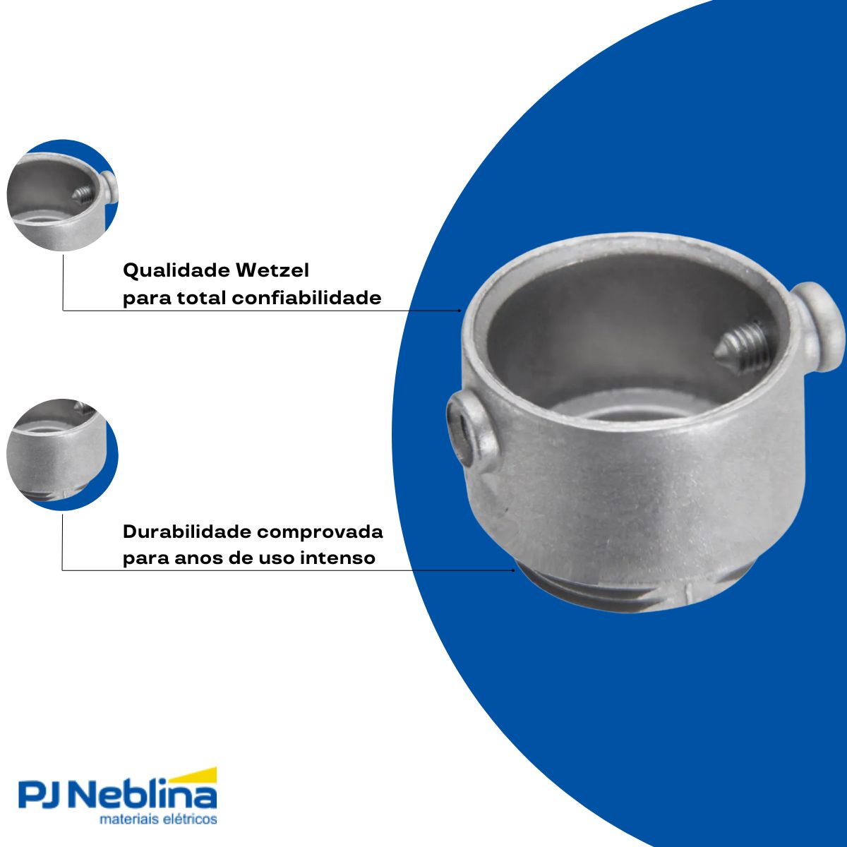 Unidut Múltiplo Interna 1/2 C/Pintura S/Vedação S/Rosca - Wetzel