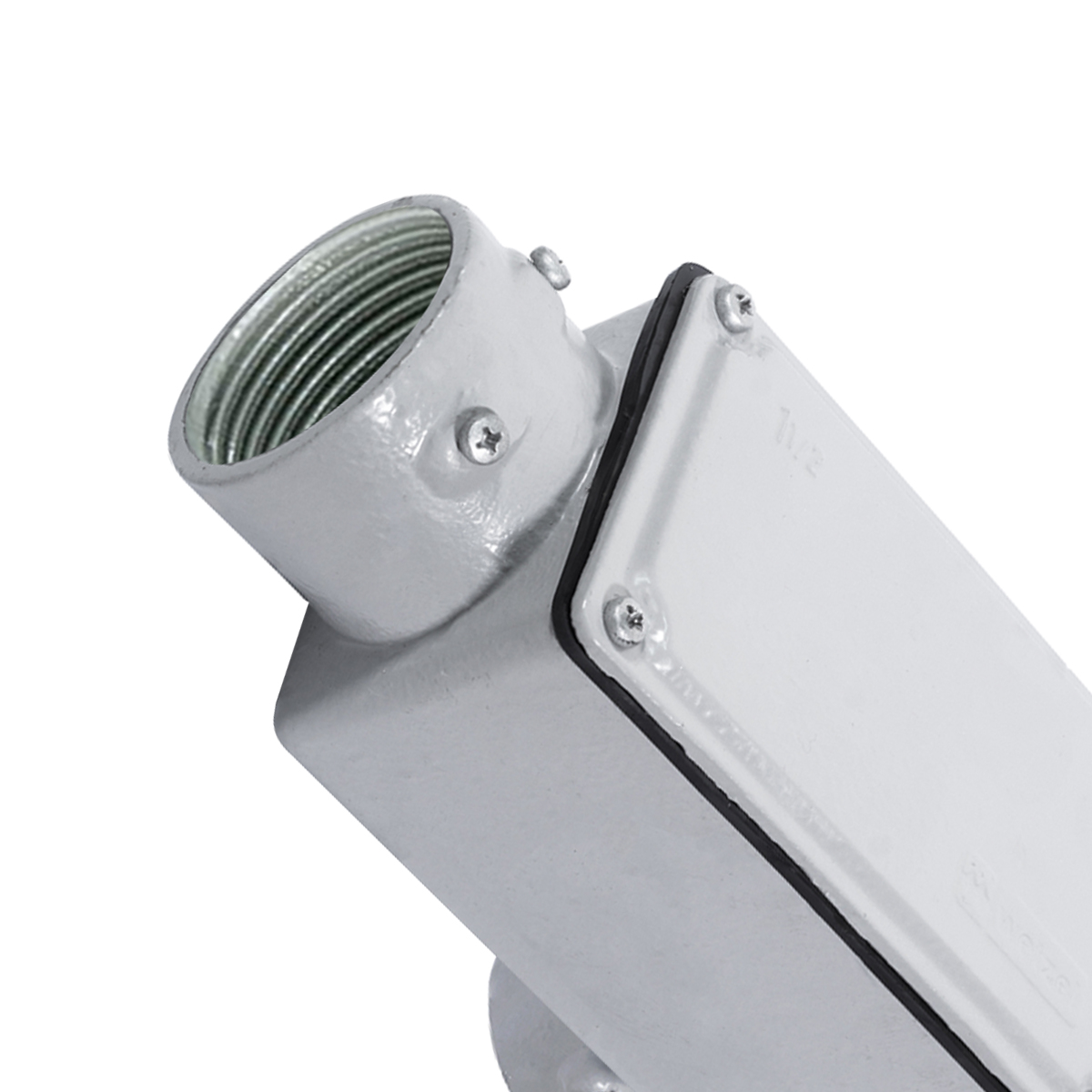 Condulete Alumínio Fixo Tipo Lb 1 Polegada Com Rosca NPT Com Tampa Com Vedação Ip54 - Wetzel