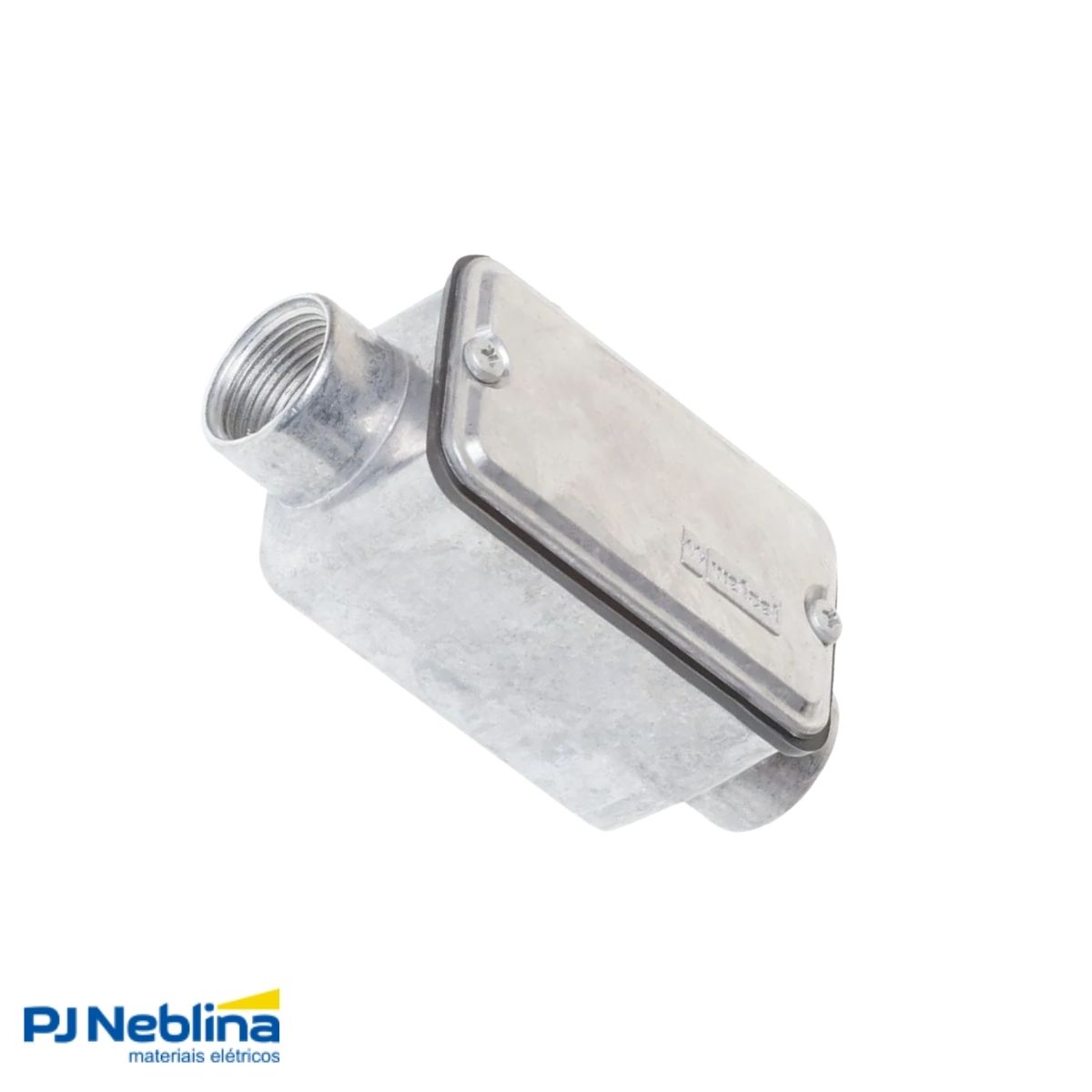 Condulete Alumínio Fixo Tipo T 1Pol C/Rosca Npt C/Pintura Cz C/Tampa C/Vedação Tgvp (Ip54) - Wetzel