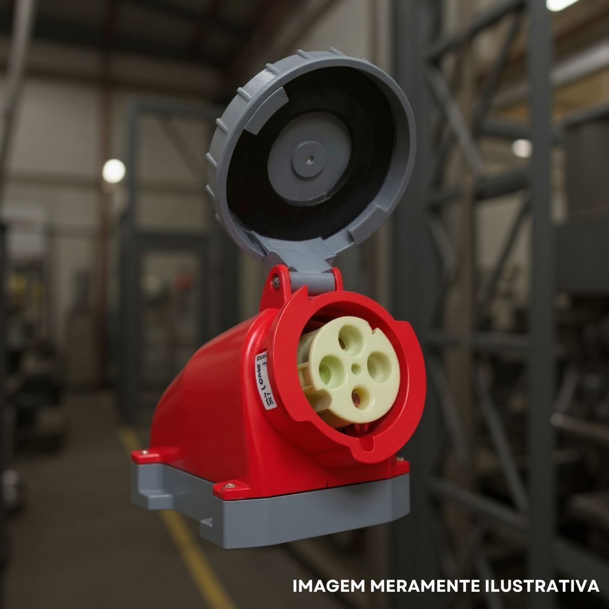 Tomada Industrial Femea Sobrepor 3P+T 16A 380/440V Vm 6H Ip67 - Steck