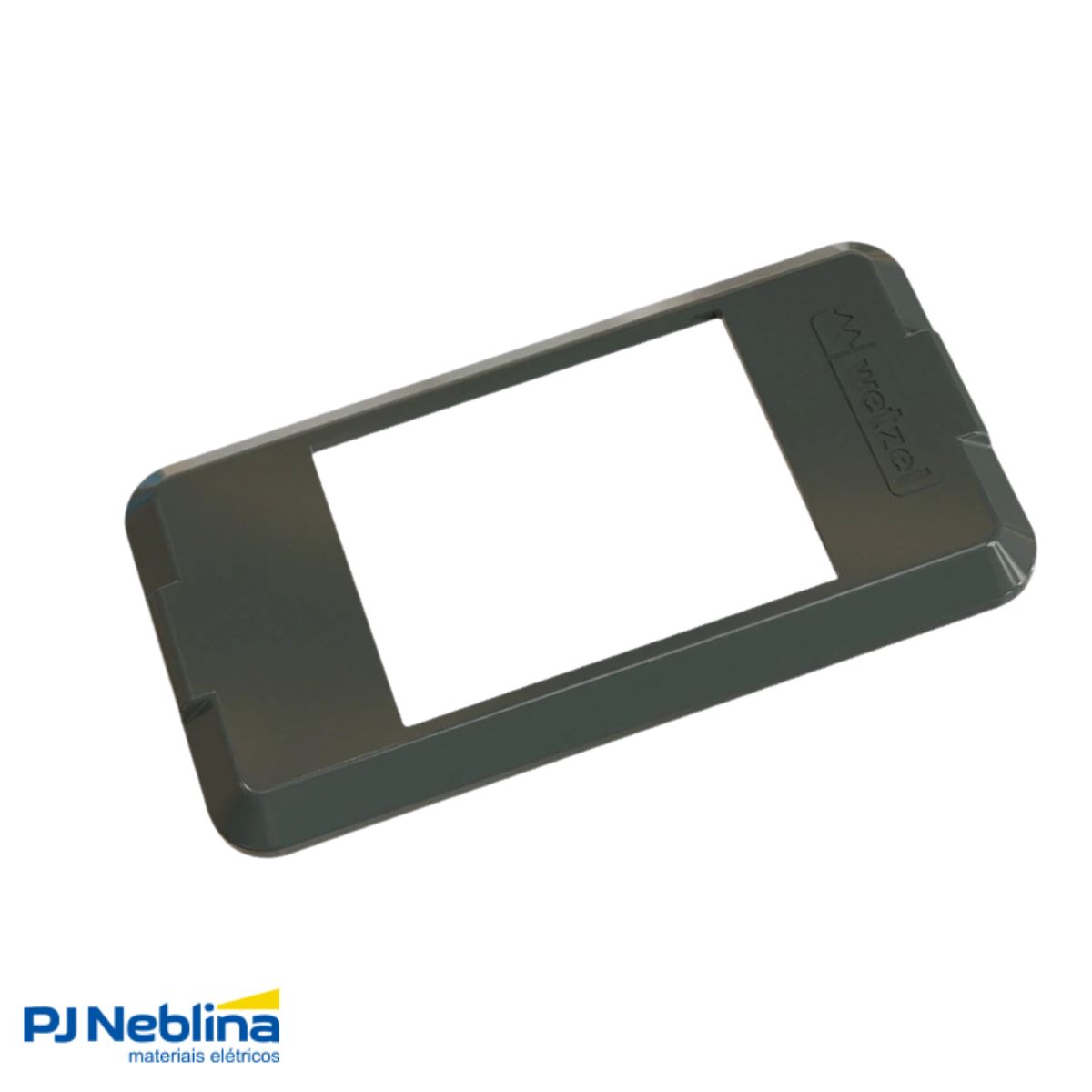 Tampa Condulete 3 Postos Pvc 1/2-3/4 Cinza S/Vedação - Wetzel