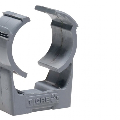 Abraçadeira Fechada Para Condulete Top 1 Polegada Cinza - Tigre