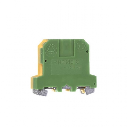 Conector Borne Passagem Terra 1 Conexão 35mm Verde/Amarela 8WA10111PM00 - Siemens