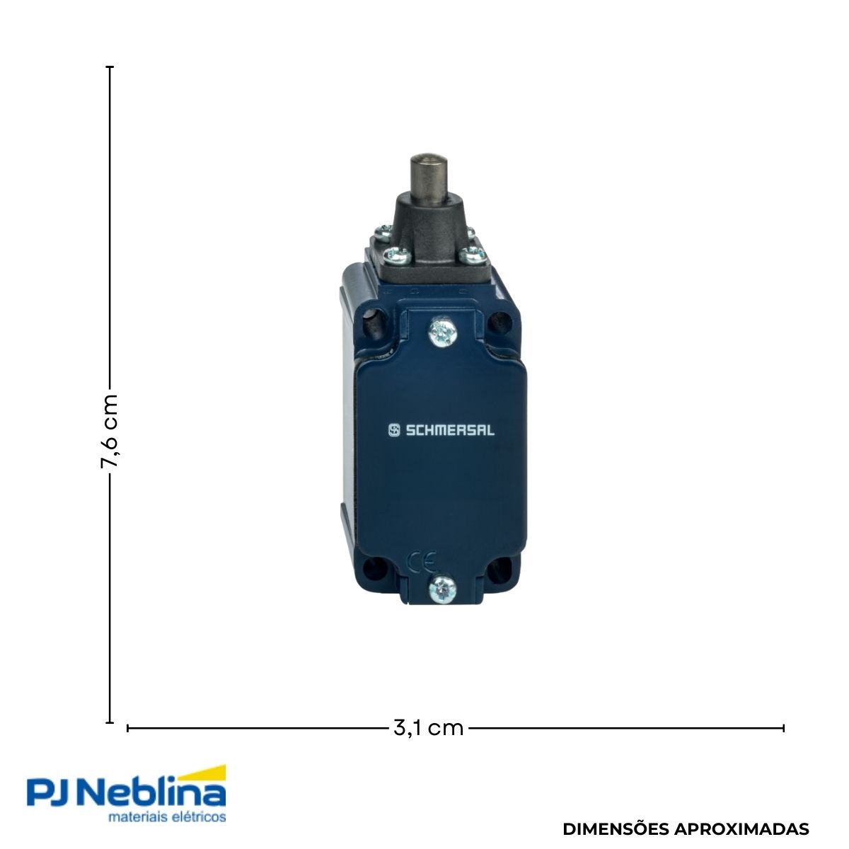 Chave Fim De Curso Pistão 4A 1Na+1Nf Ip67 - Ace Schmersal