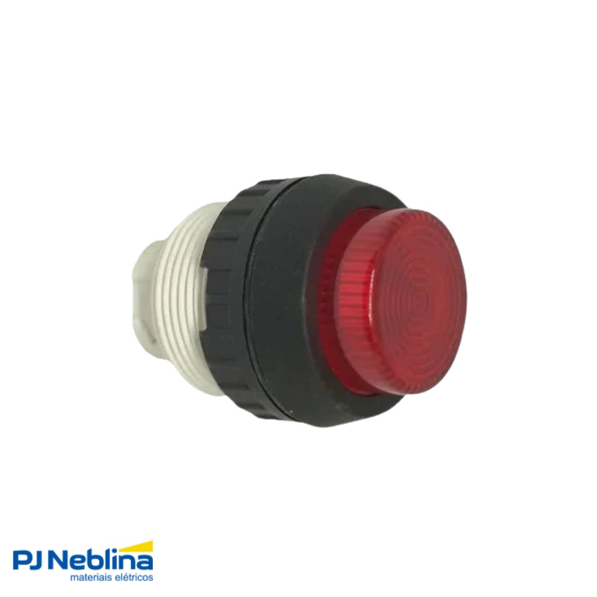 Botão Comando Pulsador Saliente Iluminado Redondo 30 mm Plástico Vermelho - Ace Schmersal