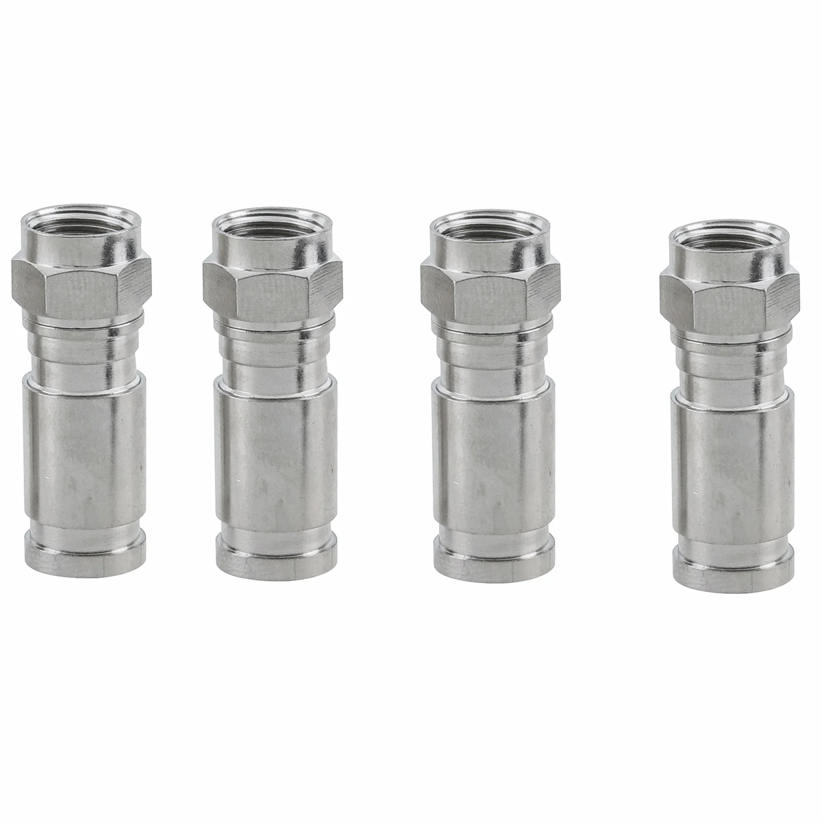 Conector Antena Fêmea Rg06 Com 4 Unidade Com Anel - Mavel