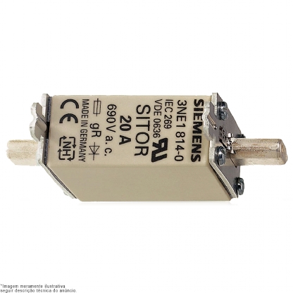 Fusível Nh T-000 80A 690Vca 3NE18200 - Siemens