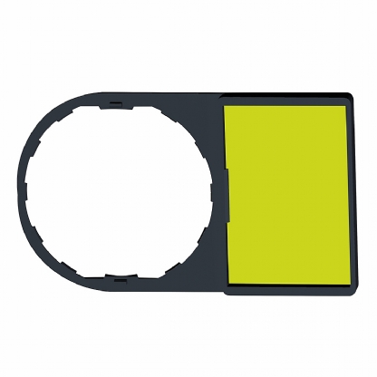 Porta Etiqueta Branca/Amarela Zby6102 Sem Gravação 30X50 ZBY6102 - Schneider Electric