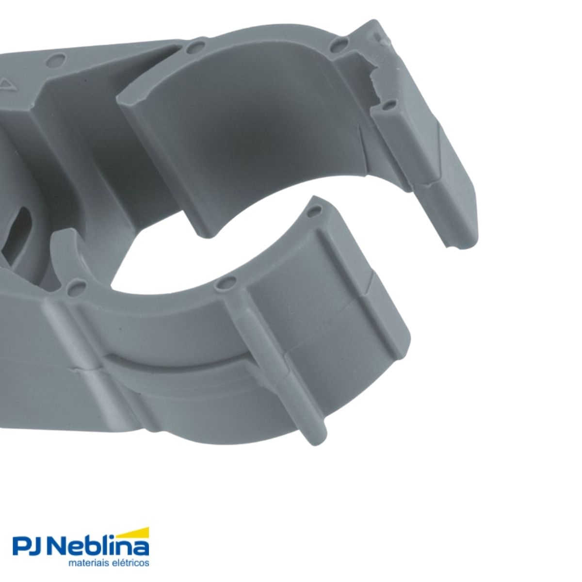 Braçadeira Eletroduto 1.1/2 Pvc Cinza - Wetzel
