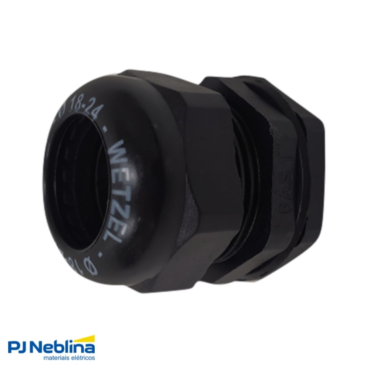 Prensa Cabo Curto 3/4 13-18 mm Bsp Nylon Pt Ip68 - Wetzel