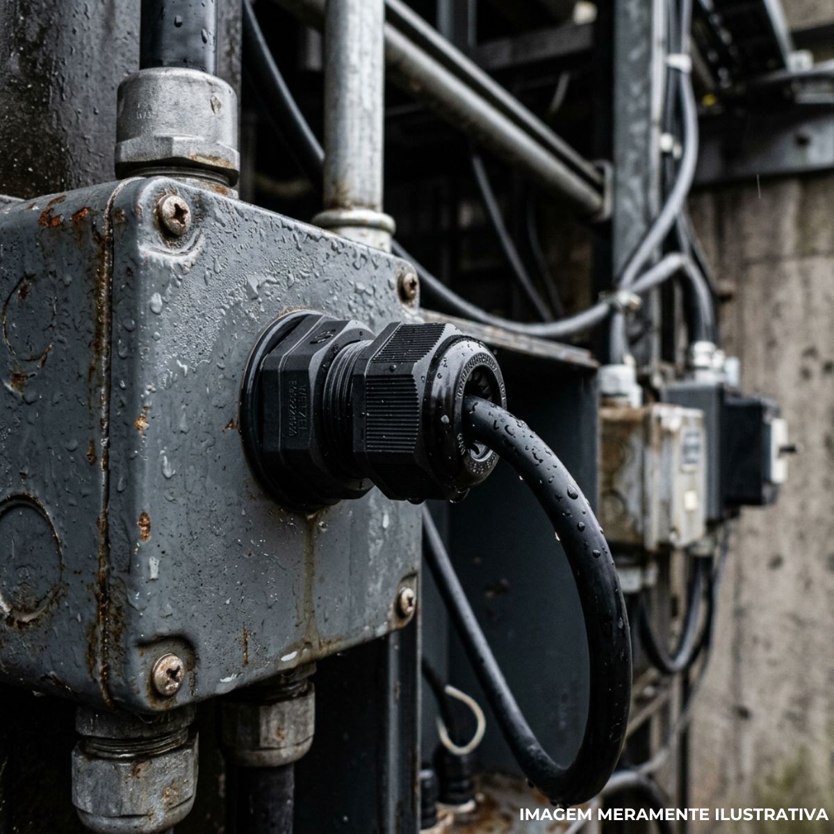 Prensa Cabo Curto 3/4 13-18 mm Bsp Nylon Pt Ip68 - Wetzel