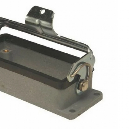 Carcaça Base Baixa Saída Inferior 1 Trava 16 Polos Termoplástico Para Tomada Múltipla - Steck