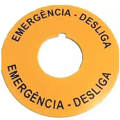 Plaqueta Emergência Ape APE - WEG