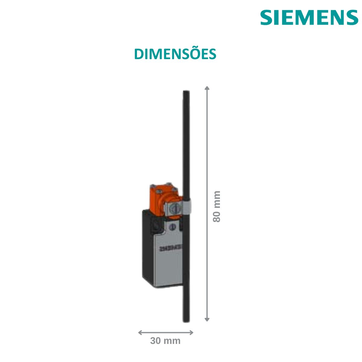 Chave Fim De Curso Plástico Haste Ajustável 1na+1nf IP67 - Siemens