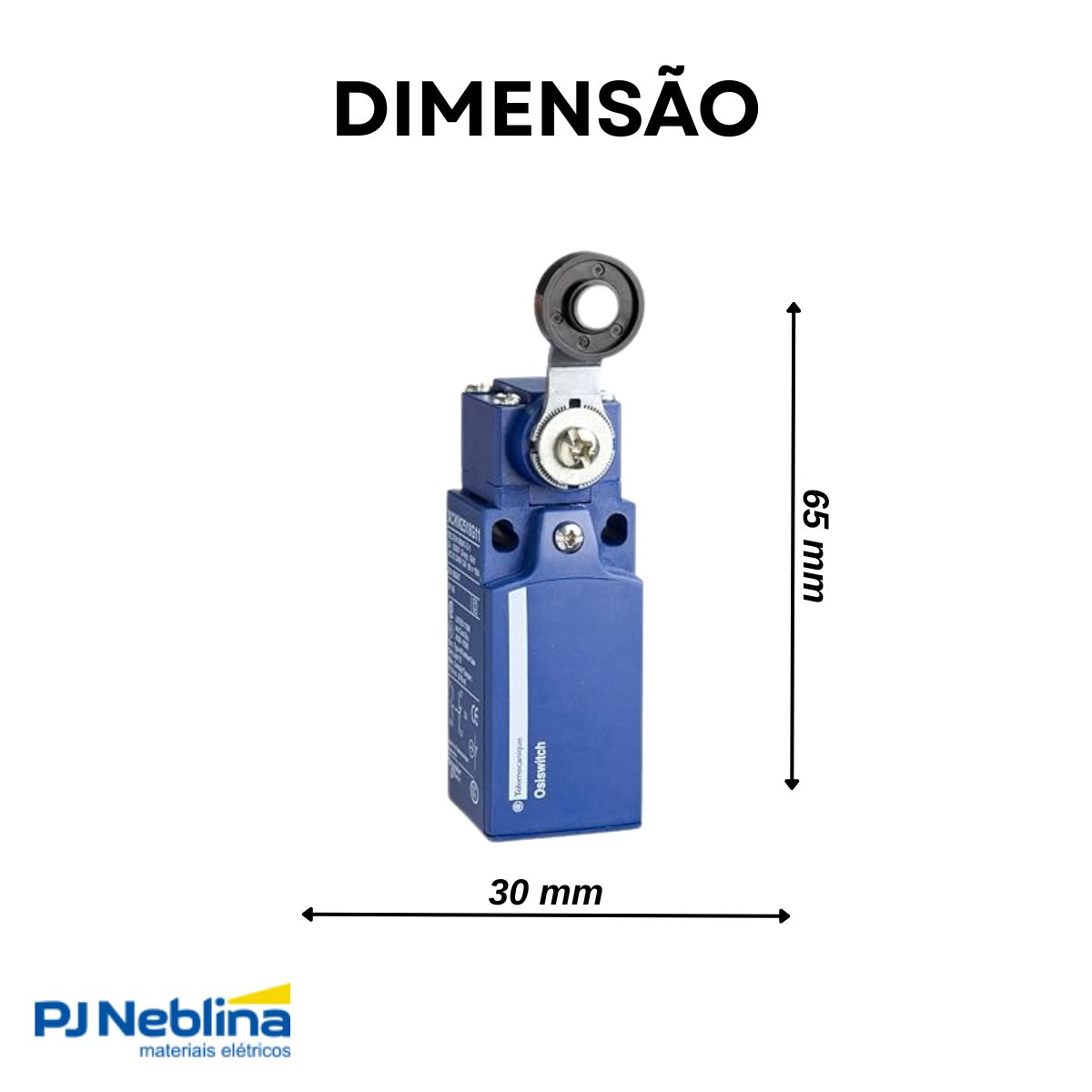 Chave Fim De Curso Alavanca C/Roldana 3A 1Na+1Nf Ip65 - Telemecanique