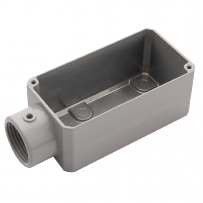 Condulete Alumínio Fixo Tipo E 1 Polegada Sem Rosca Sem Pintura Sem Tampa Sem Vedação - Daisa