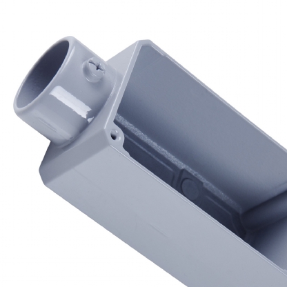 Condulete Alumínio Fixo Tipo E 3/4 Polegadas Sem Rosca Sem Pintura Sem Tampa Sem Vedação - Daisa