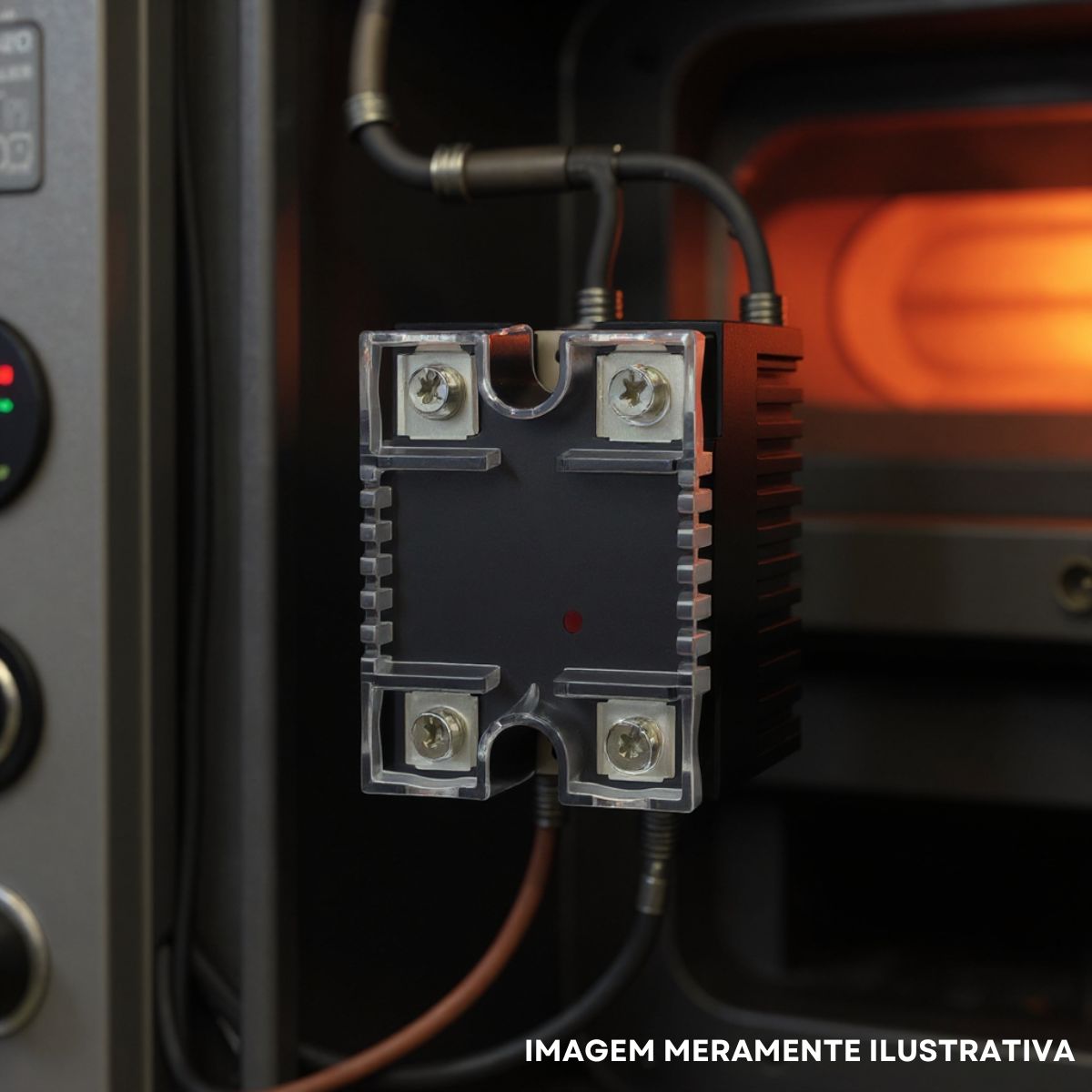 Relé Estado Sólido Monofásico Entrada 4-32Vcc Saída 48-440V 40A - Metaltex