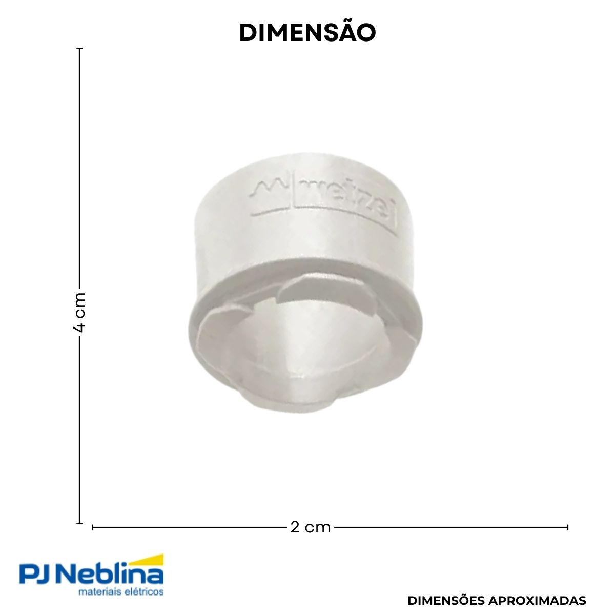 Conector Adaptador Múltiplo Pvc 3/4 S/Rosca Branco - Wetzel