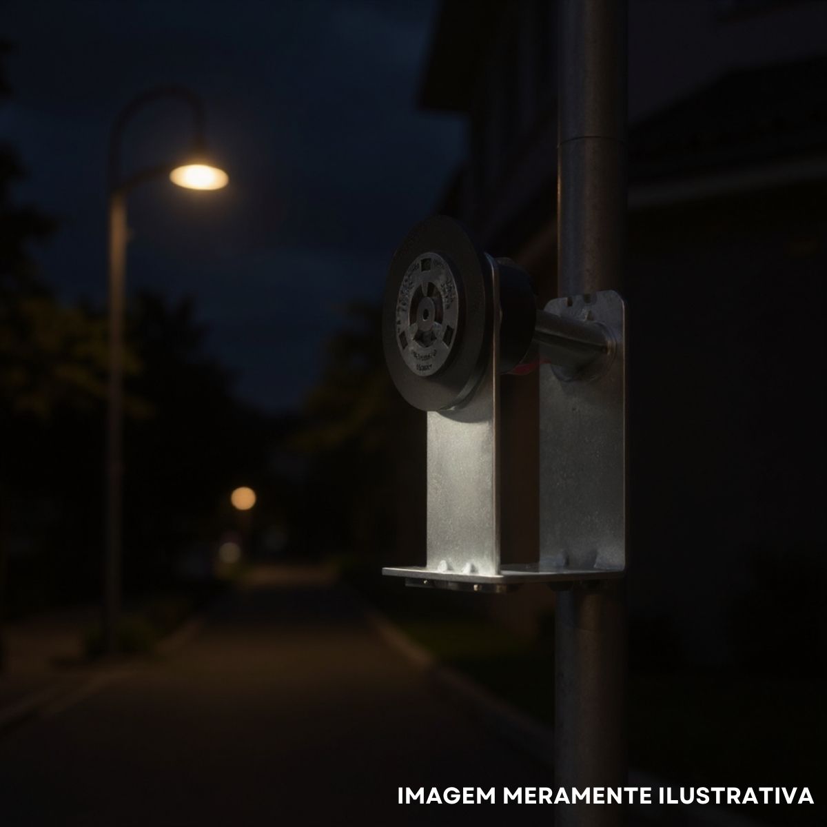 Base Relé Fotoelétrico Giratório 10A 220V 1 Rev C/Rabicho Suporte Pvc - Margirius