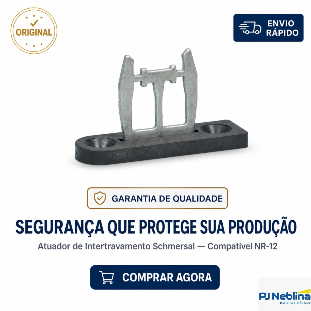 Atuador Chave Intertravamento Lingueta Metálico - Ace Schmersal