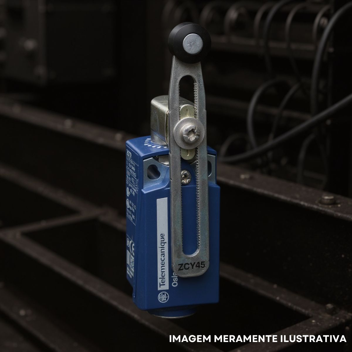 Chave Fim De Curso Alavanca Ajustável C/Roldana 3A 1Na+1Nf Ip66/Ip67 - Telemecanique