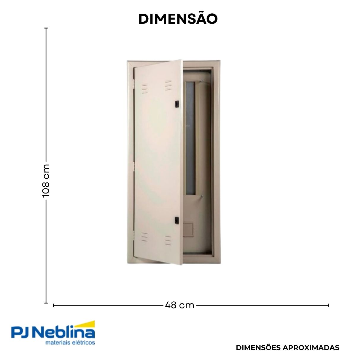 Quadro Distribuição Universal Sobrepor Metálico Bg 225A 70 Disjuntor Din/50 Bolt-On 1082X481X120Mm - Cemar