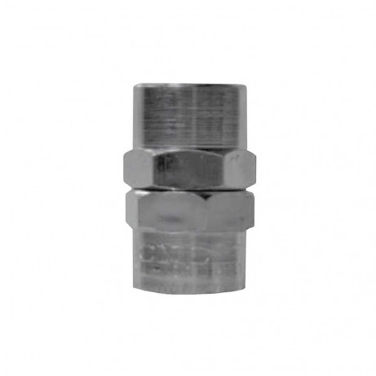 Conector Eletroduto Fêmea Latão Zincado 3/4 Polegadas Npt Reto Giratório Cfzgl - Sptf