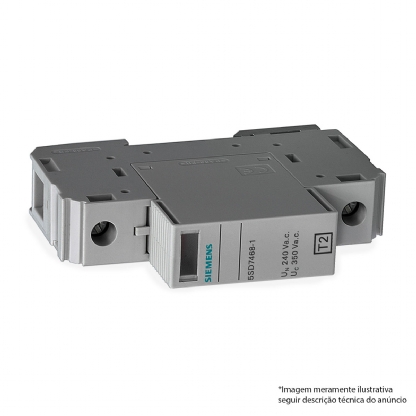 Dispositivo Protetor Contra Surto Dps Cl II Plug-In T-230/400V 1F 20/40Ka 8/20Us 5SD74610 - Siemens