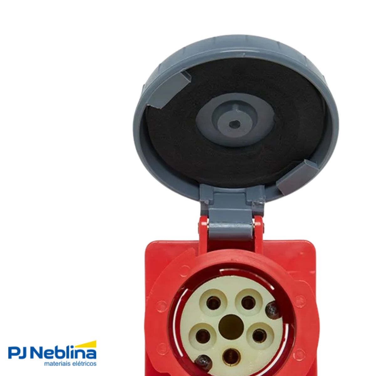 Tomada Industrial Femea Embutir 3P+N+T 32A 380/440V Vm 6H Ip67 - Steck