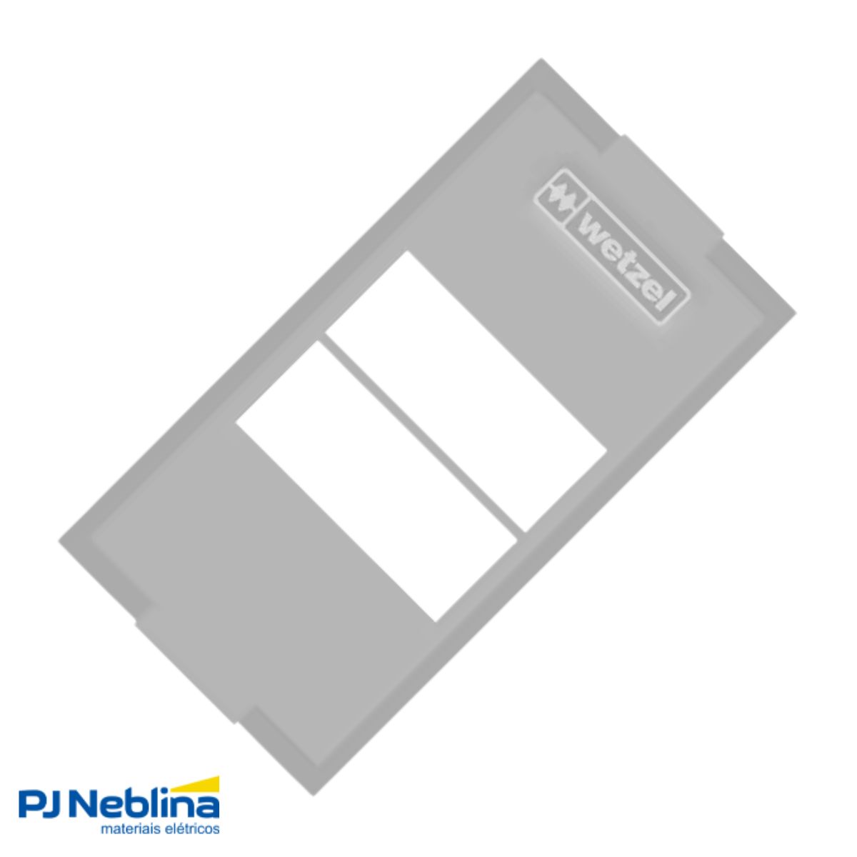 Tampa Condulete 2 Postos Juntos Pvc 1/2-3/4 Bc S/Vedação - Wetzel