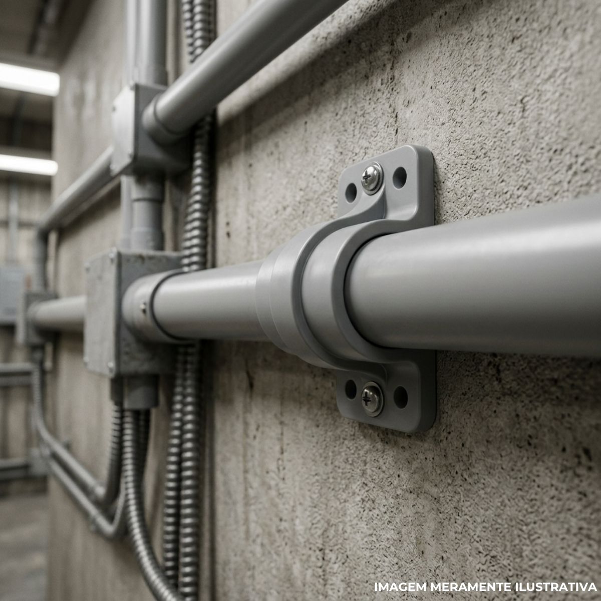 Braçadeira Pvc 1Pol Preto - Wetzel