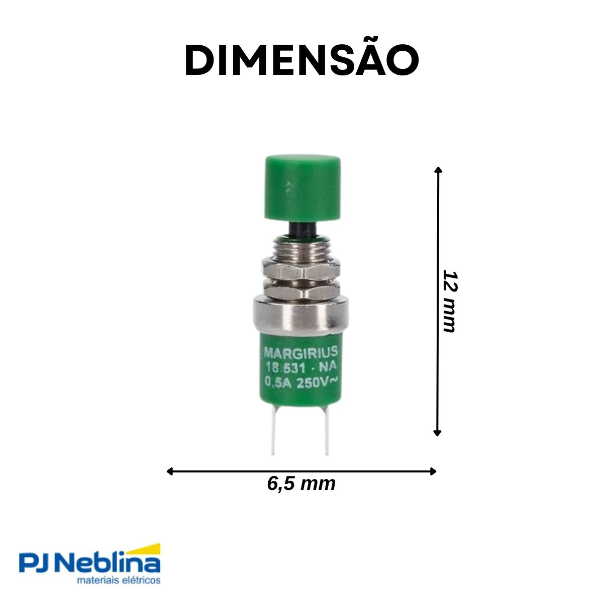 Micro Interruptor Pushbutton 18531 Cpd 1711 - Margirius