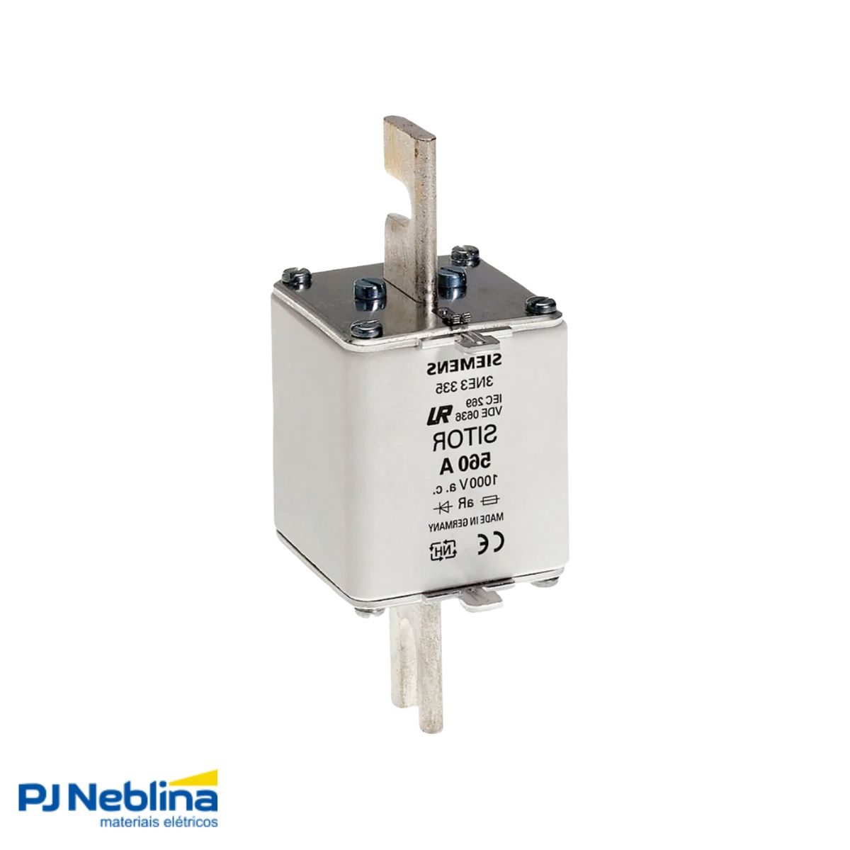 Fusível Nh Sitor Ultra Rápido Ar 900A 690V 100Ka T-2 Indicador Frontal - Siemens