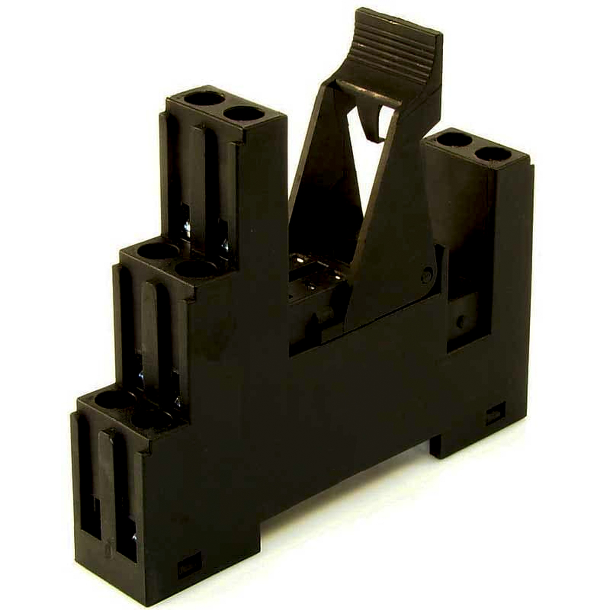 Soquete Para Relé 2 Reversíveis 15,7Mm 8 Pinos Preto - Metaltex