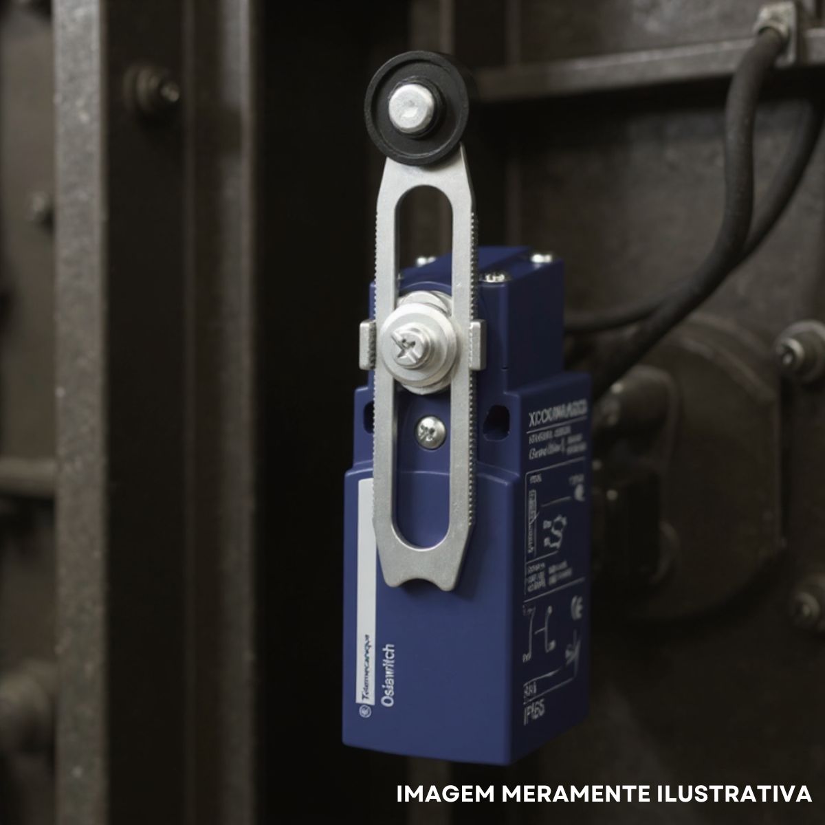 Chave Fim De Curso Alavanca Ajustável C/Roldana 3A 1Na+1Nf Ip65 - Telemecanique