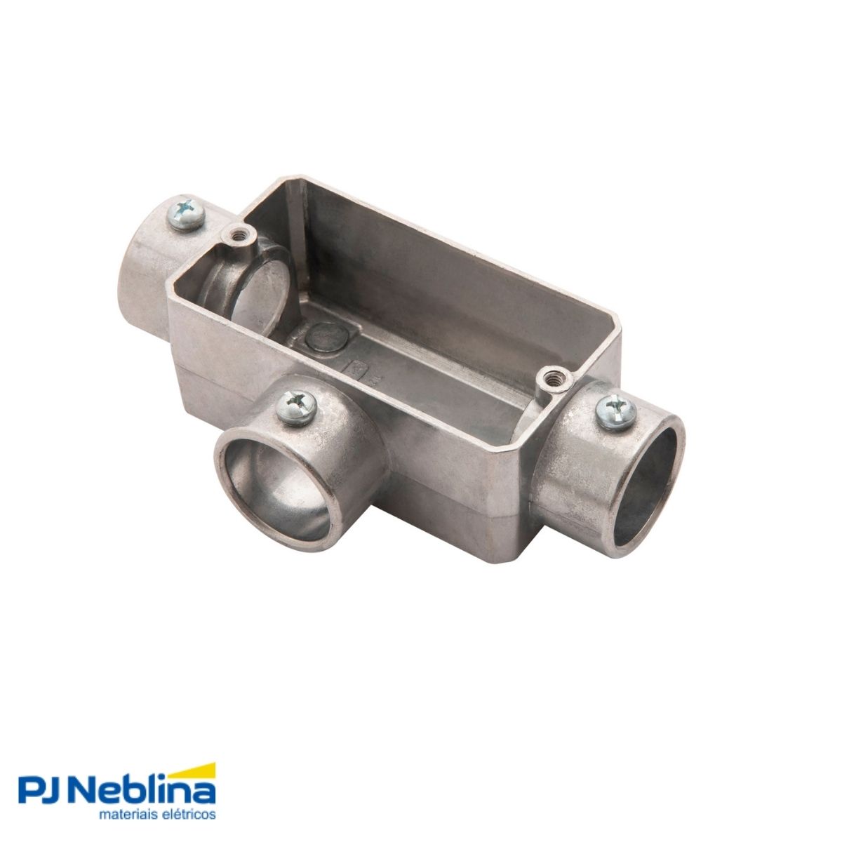 Condulete Alumínio Fixo Tipo T 3/4 S/Rosca S/Pintura S/Tampa S/Vedação - Tramontina