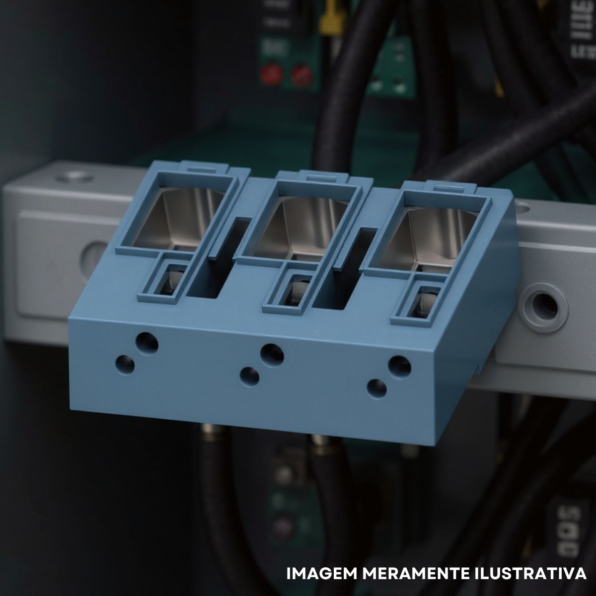 Bloco Terminal P/Conexão De Cabos P/3Rw40 73 A 76 Ate 1X 240 mm 2X 185 mm - Siemens