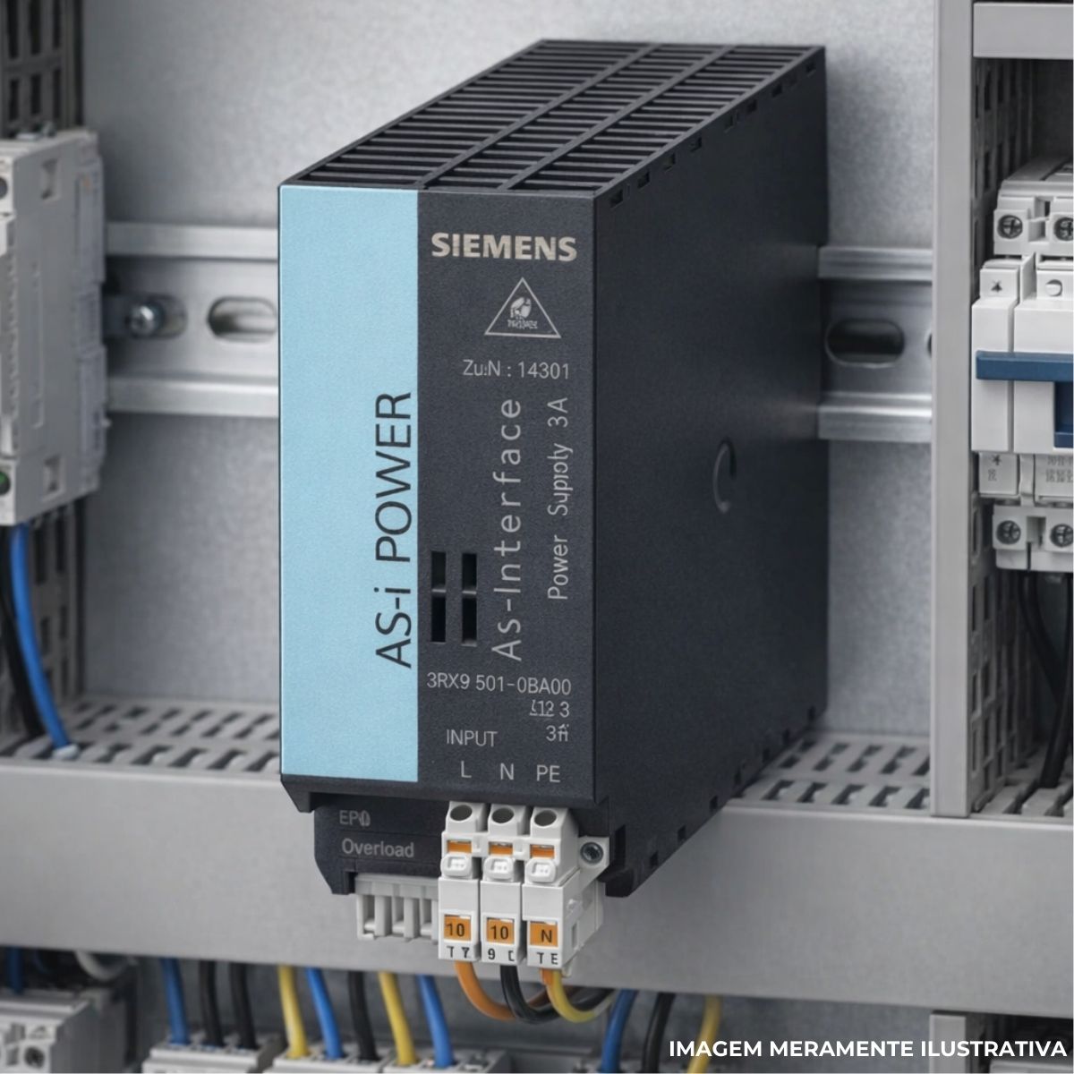 Fonte Alimentação Chaveada Interface 14,4W 3A 120/230V 30Vcc 50/60Hz - Siemens